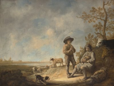 رعاة الأنابيب ، كاليفورنيا. 1643-44. بواسطة آلبرت كويب