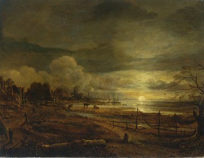 قناة مونرايز بواسطة Aert van der Neer