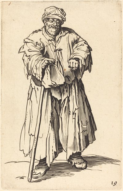 المتسول الدهون مع عيون متدلية بواسطة After Jacques Callot