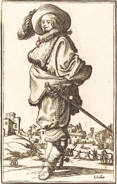 نوبل مان بفرو بلاسترون بواسطة After Jacques Callot