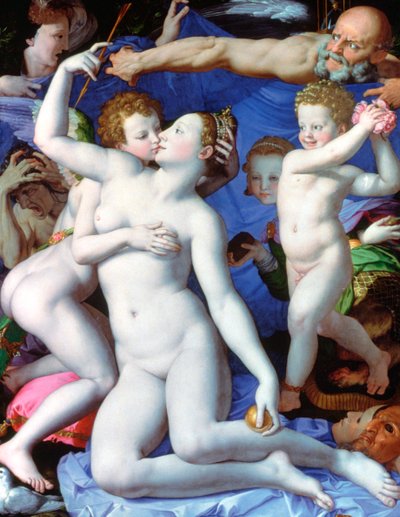 رمزي مع فينوس وكيوبيد ، c1523-1568 بواسطة أغنولو برونزينو