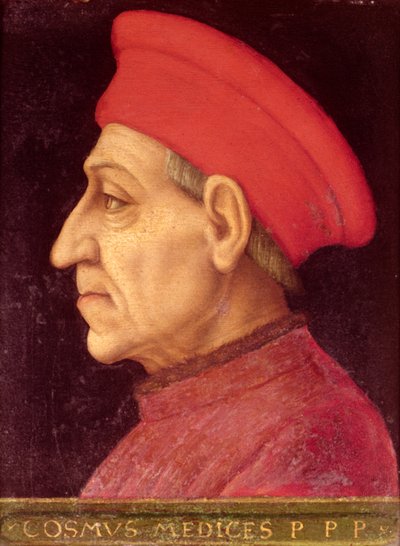 صورة بعد وفاته لكوزيمو بقلم جيوفاني دي ميديشي ، c.1565-69 (زيت على علبة) بواسطة أغنولو برونزينو