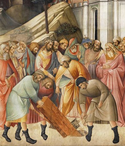 الملك سليمان يدفن أحد حزم الصليب ص 1380 بواسطة أنولو جادي