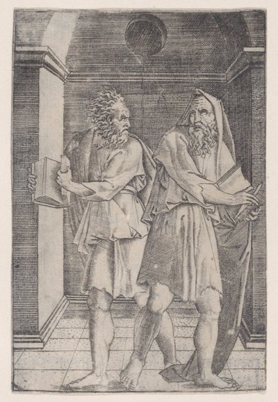 الفلاسفة ، كاليفورنيا. 1514-36. بواسطة أغوستينو فينيزيانو