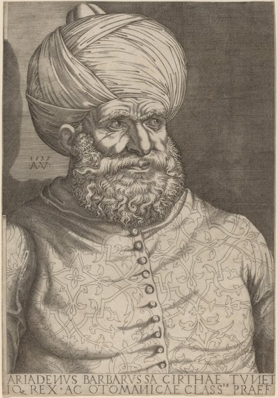Barbarossa, Khair-ed-Din بواسطة Agostino dei Musi
