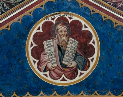 موسى ، تفاصيل الامتداد الرابع للسقف (فريسكو) بواسطة Agostino di Marsiglio