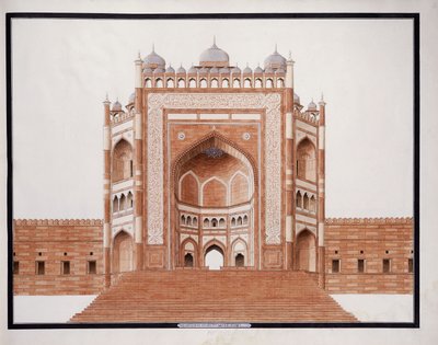 البوابة في فوتيبور ، سيكري ، ج. 1815 بواسطة مدرسة اجرا