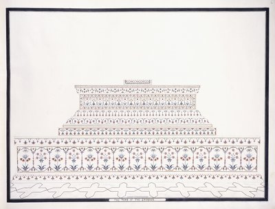 قبر الإمبراطور ، ج. 1815 بواسطة مدرسة اجرا