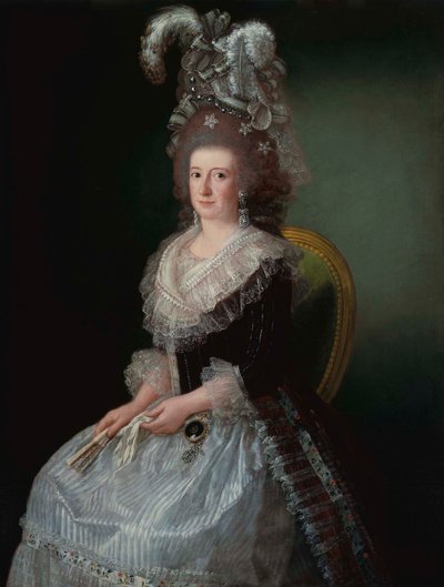 صورة شخصية لماريا خوسيفا بيسكاتوري، ماركيزا دي سان أندريس (1757-1807)، زوجة بيدرو لوبيز دي ليرينا. بواسطة Agustín Esteve