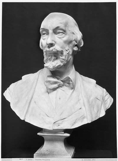 تمثال نصفي أوغست فاكويري (1819-1895) (الجص) (صور من وزن الجسم) بواسطة Aime Jules Dalou