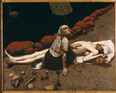 A.Gallen-Kallela ، Mutter des Lemminkain. بواسطة أكسيلي جالن كاليلا