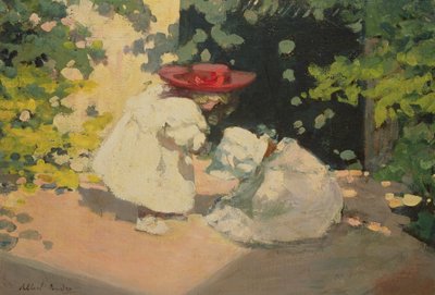 فتيات صغيرات يلعبن بواسطة ألبرت أندريه