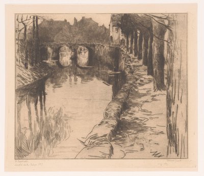 جسر قديم فوق قناة في ديكسميود Vieux Pont (العنوان على الكائن) الجسر القديم في ديكسميود بواسطة ألبرت بيرتسوين