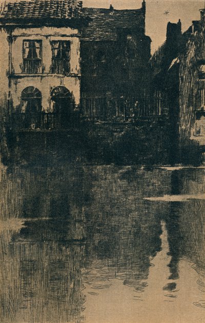 المنازل القديمة بالماء ، c1886-1906 ، 1906-7 بواسطة ألبرت بيرتسوين