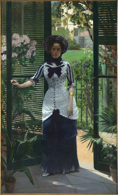 في الدفيئة في الدفيئة ، حوالي 1881. بواسطة ألبرت بارثولومي