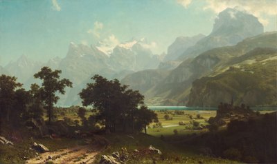 بحيرة لوسيرن 1858. بواسطة ألبرت بيرشتات