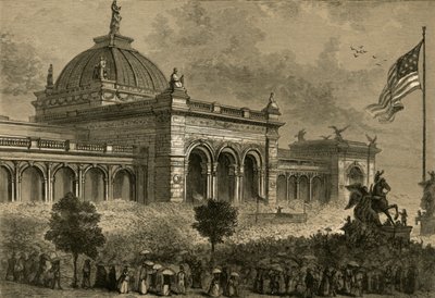 افتتاح معرض المئوية ، 4 مايو 1876 ، 1878. بواسطة ألبرت بوبيت