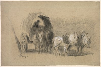 عربة طاحونة النقل ميلر ، ج. 1895. بواسطة ألبرت تشارلز ليبورغ
