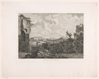حمامات كركلا Terme di Caracalla (العنوان على الكائن) كتيبات محفورة بشكل رائع من إيطاليا (عنوان السلسلة) بواسطة وفاة ألبرت كريستوف