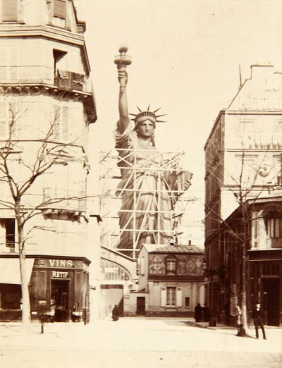 تجميع تمثال الحرية ، باريس 1883 بواسطة ألبرت فيرنيك