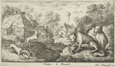 الثعالب Vulpes le Renard (العنوان على الكائن) أنواع الحيوانات المختلفة (عنوان السلسلة) بواسطة ألبرت فلمش