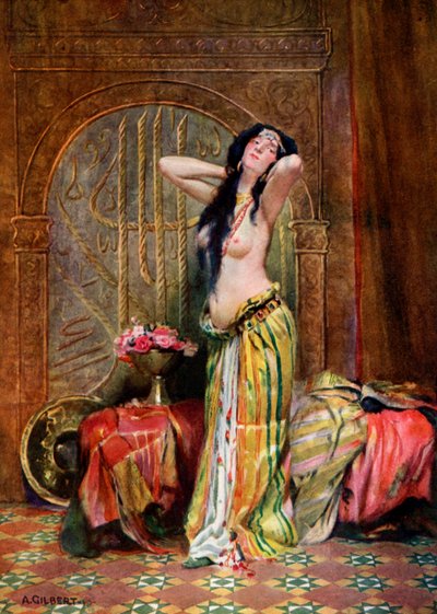 الفتاة الشرقية ، 1908-1909. بواسطة ألبرت جيلبرت