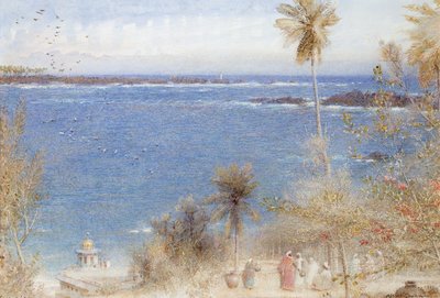 جزيرة سيلون ، 1905 (مرحاض على ورق) بواسطة ألبرت جودوين
