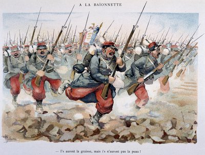 A la bayonet - في "Album Militaire" بواسطة Albert Guillaume (1873-1942) ، حوالي عام 1900 بواسطة ألبرت غيوم