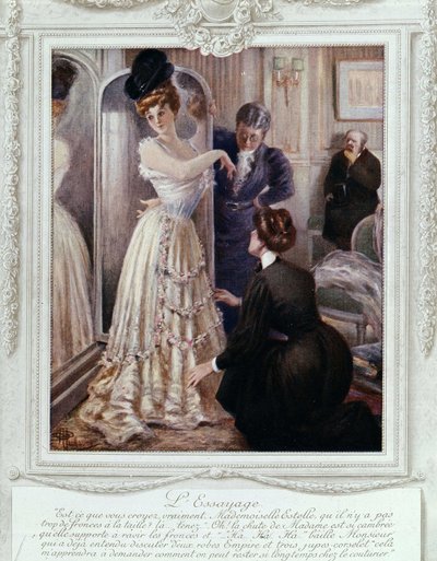 مشهد مناسب في تصميم الأزياء ، بواسطة ألبرت غيوم (1873-1942) ، كاليفورنيا. 1895 بواسطة ألبرت غيوم