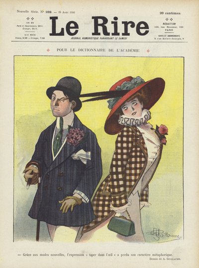 رسم توضيحي لـ Le Rire بواسطة Albert Guillaume