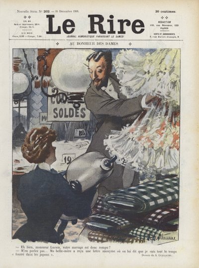 رسم توضيحي لـ Le Rire بواسطة Albert Guillaume