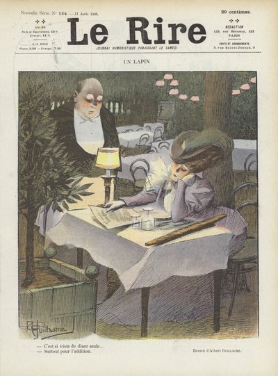 رسم توضيحي لـ Le Rire بواسطة Albert Guillaume