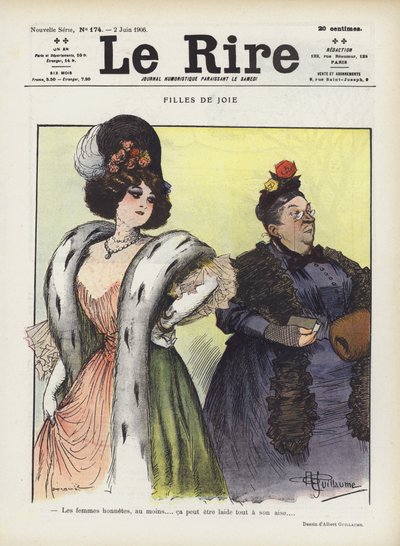 رسم توضيحي لـ Le Rire بواسطة Albert Guillaume
