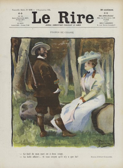 رسم توضيحي لـ Le Rire بواسطة Albert Guillaume