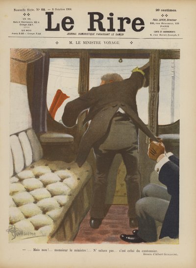 رسم توضيحي لـ Le Rire بواسطة Albert Guillaume