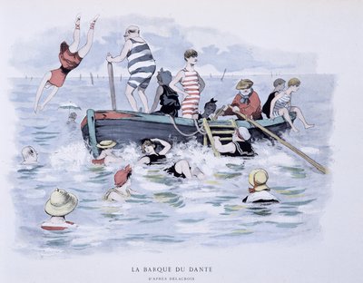 La Barque du Dante - في "L'Etoile de Mer" بقلم A. Guillaume ، Ed Simonis Empis ، Paris 1897 بواسطة ألبرت غيوم