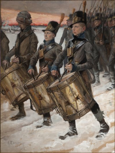 مسيرة فوج بوري مارس بوري ، 1892 بواسطة ألبرت جوستاف أريستيدس إديلفيلت