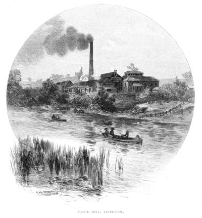 Paper Mill ، ليفربول ، نيو ساوث ويلز ، أستراليا ، 1886. بواسطة ألبرت هنري فولوود