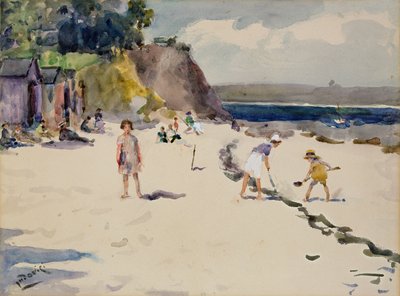 شاطئ بيغميل ، بريتاني (مرحاض) بواسطة ألبرت جنر. لودوفيسي