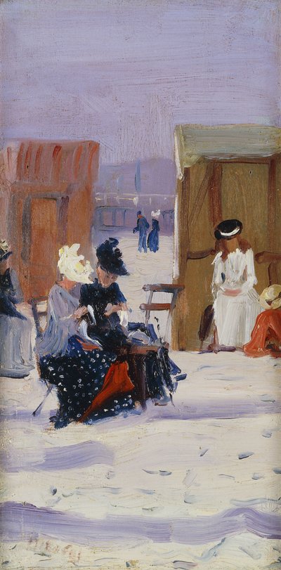 على الشاطئ، بواسطة ألبرت جنر. لودوفيسي