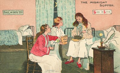 عشاء منتصف الليل (لون ليثو) بواسطة ألبرت جنر. لودوفيسي