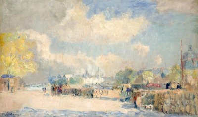 Quai du Louvre بواسطة ألبرت ليبورج