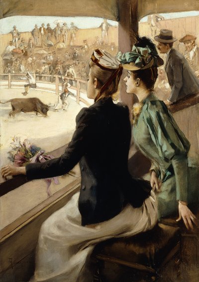 في The Bullfight ، بواسطة ألبرت لينش