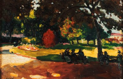 في الحديقة؛ Au Jardin Public، c.1904 (زيت على قماش) بواسطة ألبرت ماركيه