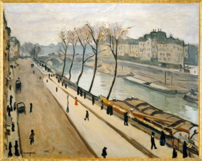 ينظر السين من Quai des Grands Augustins بواسطة ألبرت ماركيه