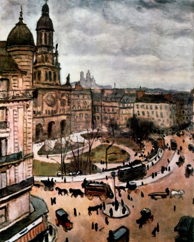 Place de la Trinity في باريس ، 1911. بواسطة ألبرت ماركيه