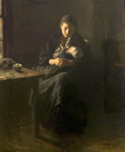 حب الأم (الحزن) ، ج 1857 بواسطة ألبرت نوييه