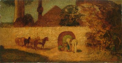بواسطة قبر النبي ، حوالي 1882 (زيت على لوح) بواسطة ألبرت بينكهام رايدر