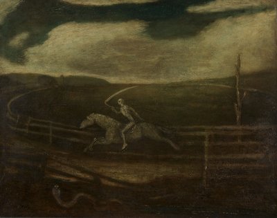 مسار السباق ، أو الموت على حصان شاحب ، 1896-1908 (زيت على قماش) بواسطة ألبرت بينكهام رايدر