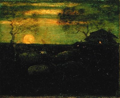 The Sheepfold ، أواخر سبعينيات القرن التاسع عشر (زيت على قماش) بواسطة ألبرت بينكهام رايدر